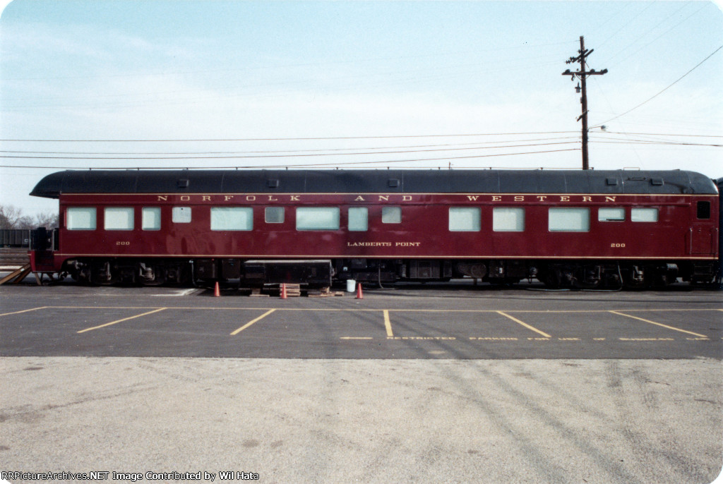 N&W Business Car 200 "Lamberts Point"